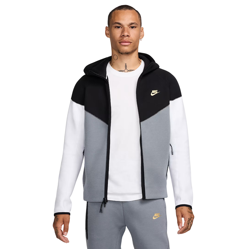 Зип Худи Nike Tech Fleece 2023 Black/Grey/White
