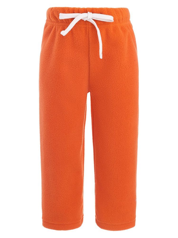 Оранжевые флисовые брюки Bambinizon 80-122