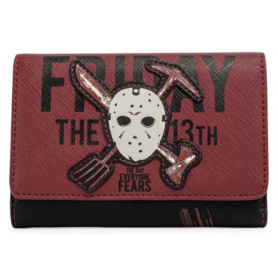 Кошелек Loungefly Friday The 13th Jason Mask Tri-Fold Wallet FRIWA0004