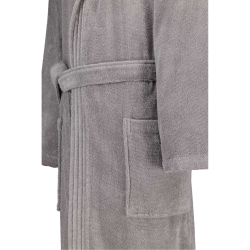 Халат с капюшоном мужской Cawo Sauna Time 833 79 серый