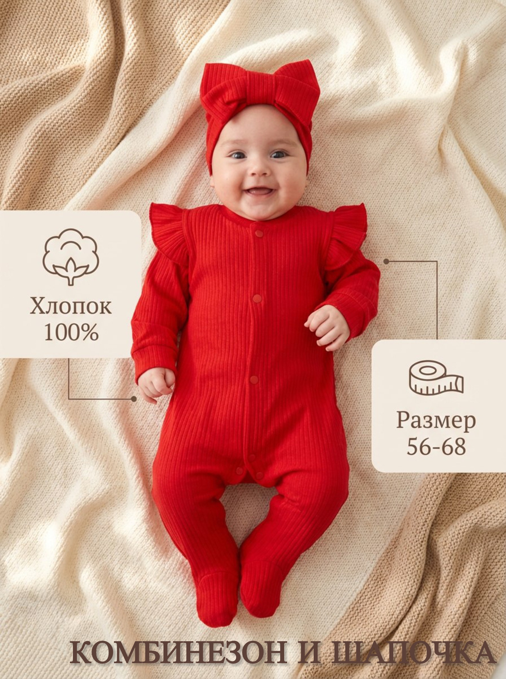 Комбинезон на выписку для новорожденного