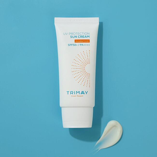Trimay UV Protection Sun Cream SPF50+ PA++++ антивозрастной солнцезащитный крем с коллагеном и пептидом Syn-Ake