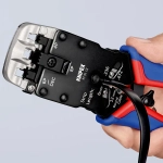 Инструмент для опрессовки штекеров типа Western чернёные 200 мм Knipex 97 51 12