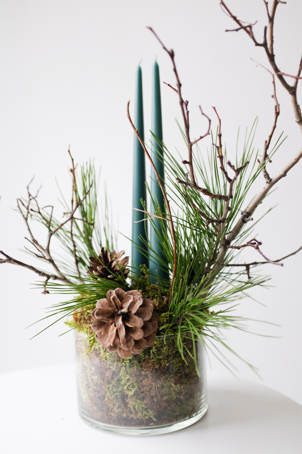 Хвойная композиция в стекле