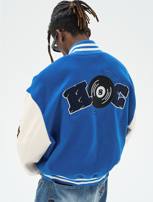 Бомбер HARSHandCRUEL "Vinyl" Varsity Jacket