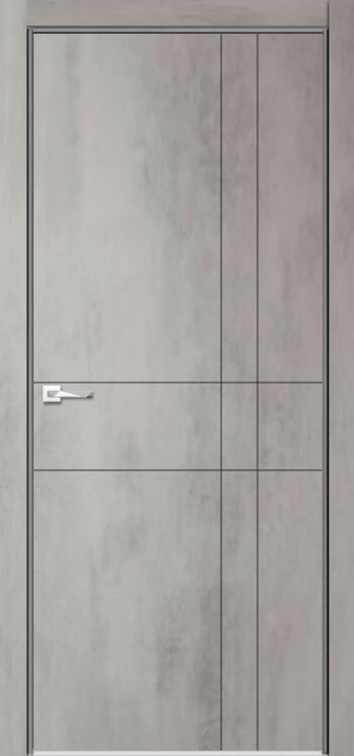 Межкомнатная дверь Севилья 07 / Цвет Бетон светлый / Двери Верда