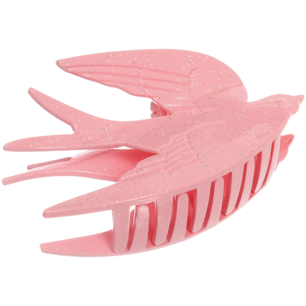 Заколка - краб для волос «AKS - VIENTO», микс 6 цветов, классика, 9,5*5,5см