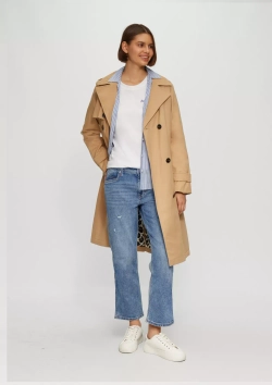 Cropped Jeans Karolin / Regular Fit / Mid Rise / Straight Leg