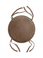 Подушка на стул DeNASTIA мемори круглая D35, 100%ПЭ, бежевый