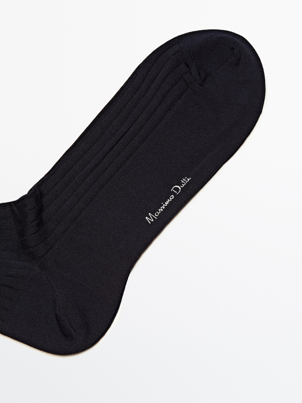 Massimo Dutti Носки из плотного трикотажа в рубчик, темно-синий