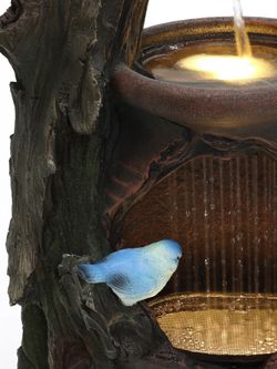 Waterfall Фонтан декоративный Канарейка с подсветкой