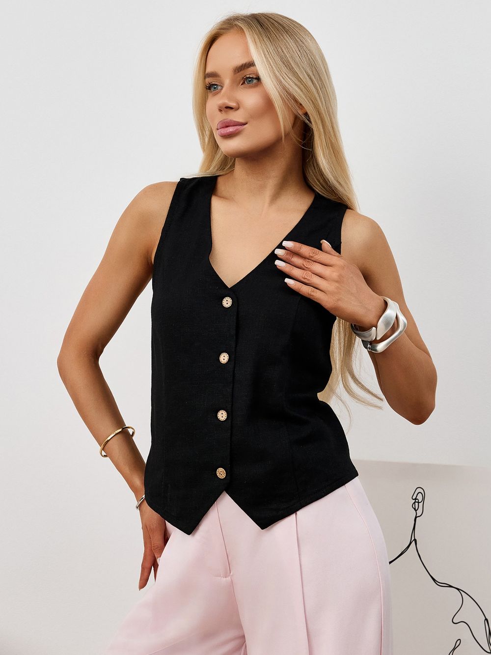 Жилет Аманти-1 Виотекс ЧЁРНЫЙ