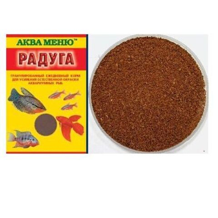 Корм ежедневный Аква Меню Радуга для усиления окраски 25г