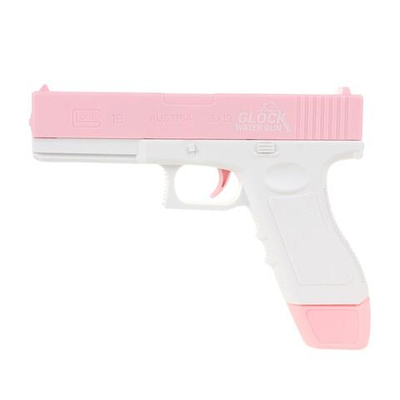 Водный пистолет 27см. аккум. от USB, розовый, коробка 6883
