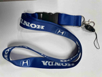 Honda (синий) / Брелок, шнурок для ключей на шею Honda (Хонда), ланъярд, крафт, синий (1 шт)