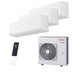 Мультисплит система на 3 комнаты Toshiba RAS-B10G3KVSG-E x 3 / RAS-3M26G3AVG-E