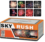 Батарея салютов "Sky Rush" MC142 150 залпов * 1"