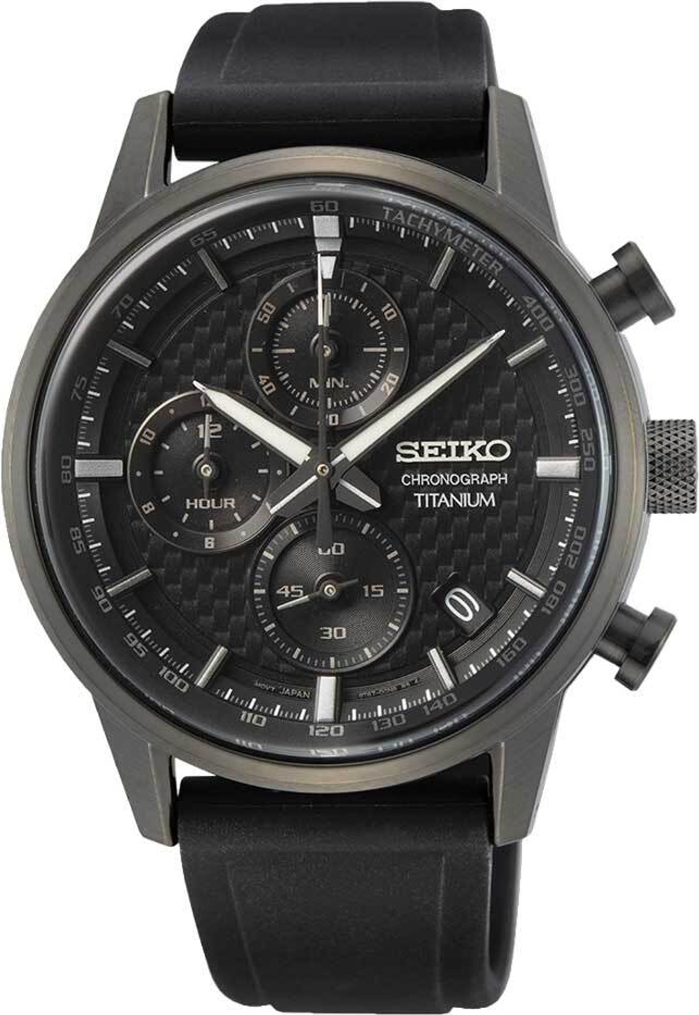 Японские титановые наручные часы Seiko SSB393 с хронографом