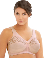 Бюстгальтер из хлопкового полотна без каркасов (Размер: 95D) (Цвет: кофейный)