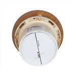 Жаростойкий вентилятор для бань и саун ММ-S 100 решетка дерево круг 105 м³/час с обратным клапаном