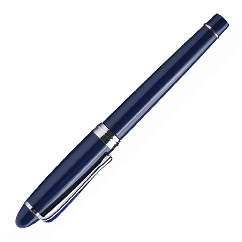Перьевая ручка Aurora Ipsilon Deluxe Blue resin CT, перо - М, в подарочной коробке