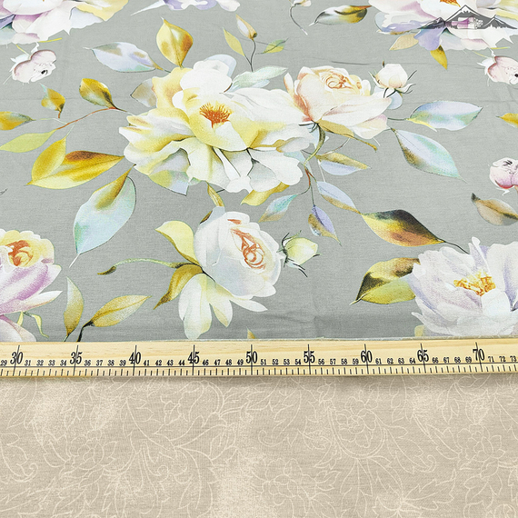 Поплин &quot;Пакистан-принт №18&quot; | ш.220 см | 110 г/м² | хлопок-100%