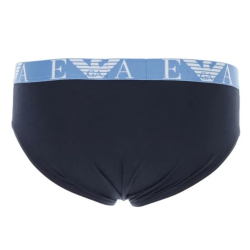 Набор мужских трусов брифов 3в1 темно-синие Emporio Armani 111734_4F715 64135