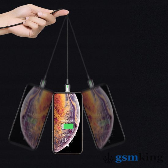 Baseus Zinc USB to Magnetic Lightning Cable 2.4A 1m Black CALXC-A01