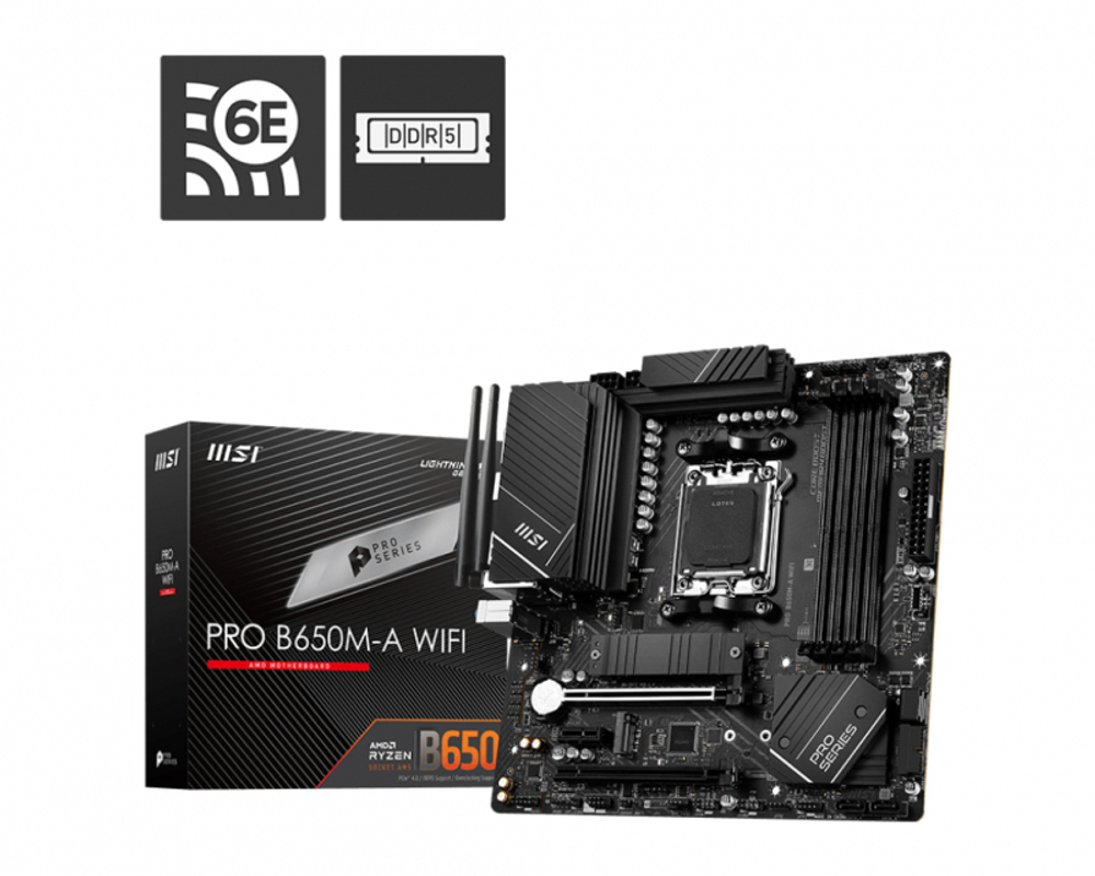 Материнская плата MSI PRO B650M-A WIFI RTL