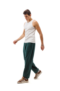 Джоггеры Q2ZA People oversize (зелёный)
