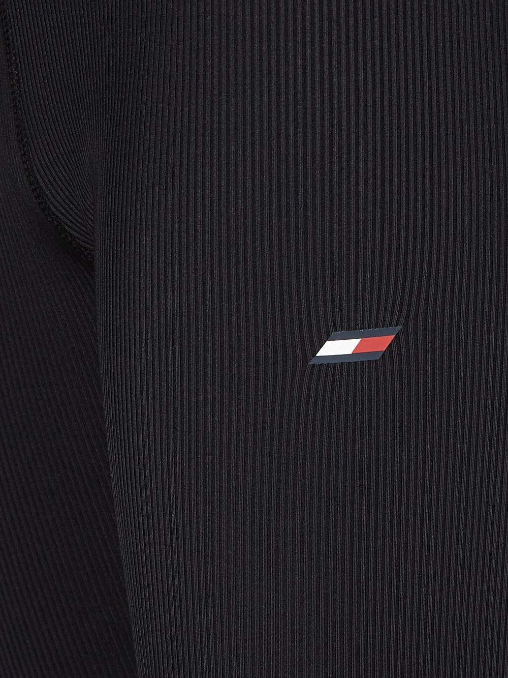 Леггинсы Tommy Hilfiger RW Branded Rib Legging - black