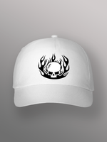 Бейсболка череп в огне