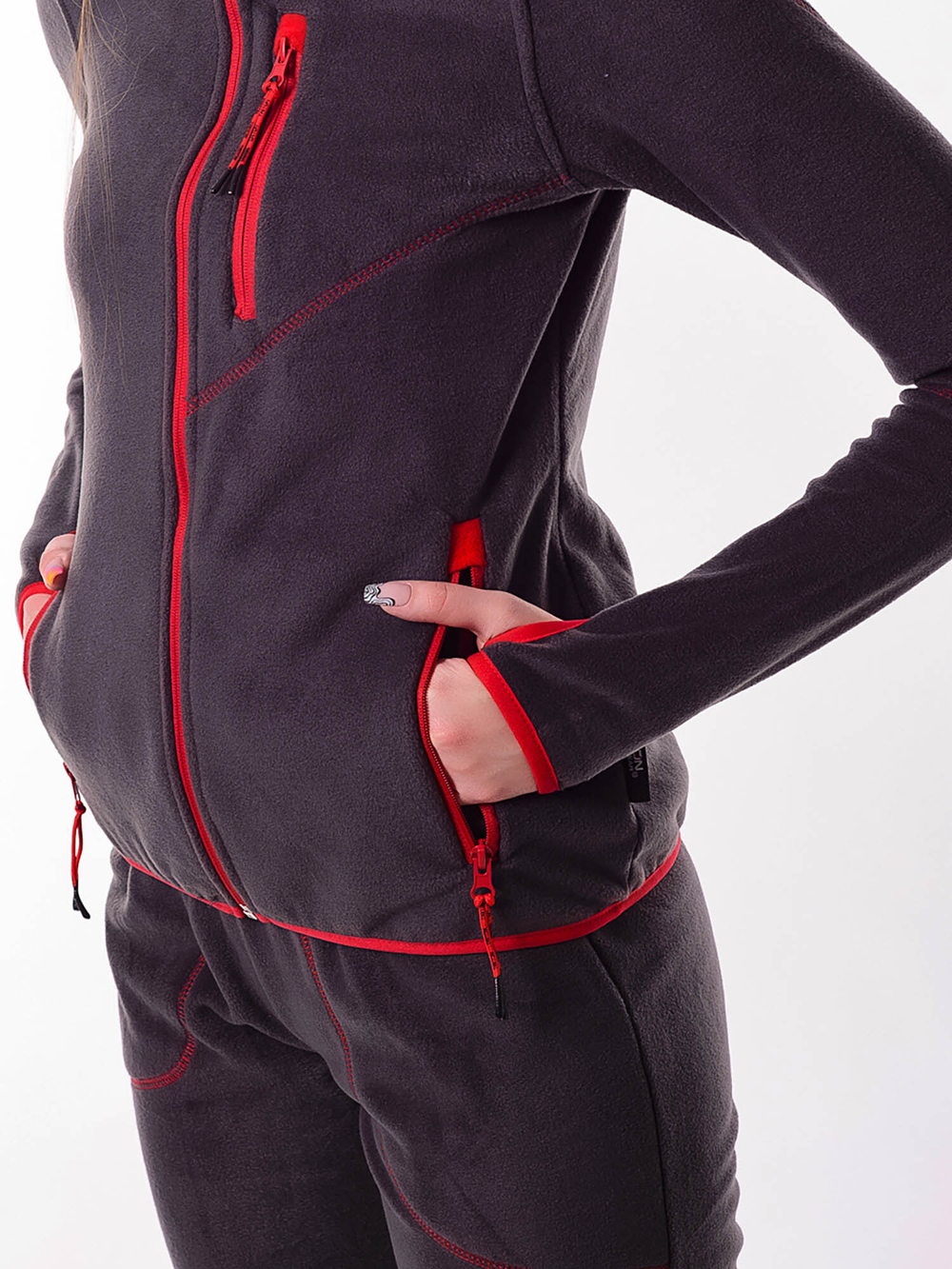 Костюм женский флисовый TritonGear "RICH" (Рич), Серый