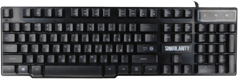 Клавиатура Defender Singularity MKP-118 черный