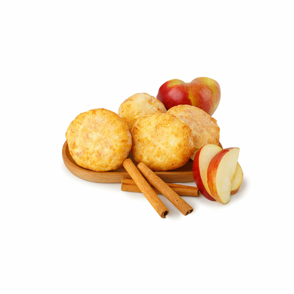 Пирожки творожные с яблоком и корицей