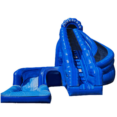 Надувная водная горка с бассейном «Жемчужина», 10*10*6 м