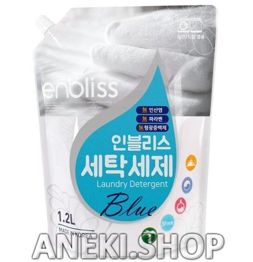 Средство жидкое для стирки для всей семьи 1,2 л Enbliss Liquid (мягкая упаковка)