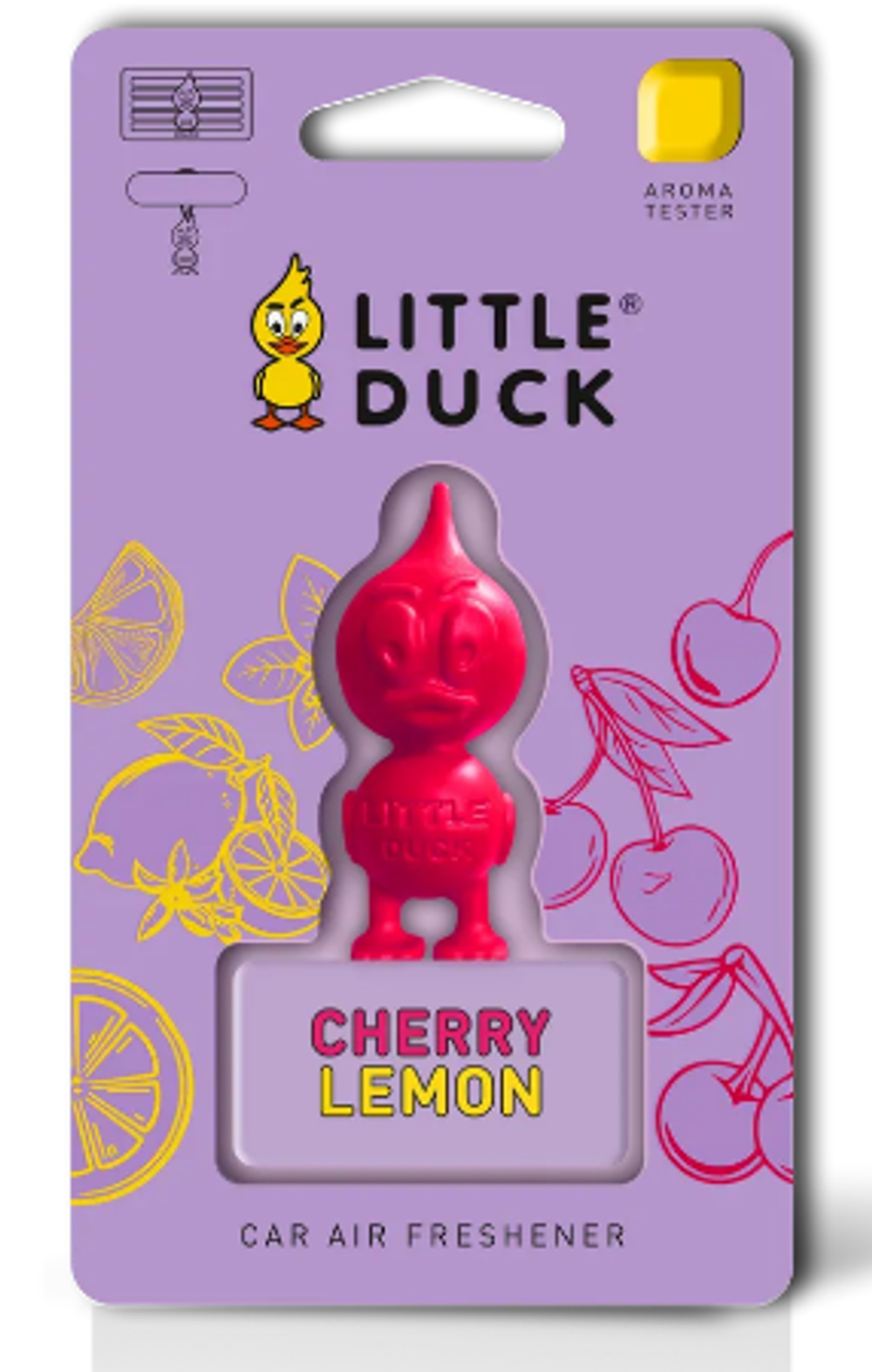 Ароматизатор-игрушка MIODORE 3D -Polymer "LITTLE DUCK" LD- 3 ВИШНЯ-ЛИМОН