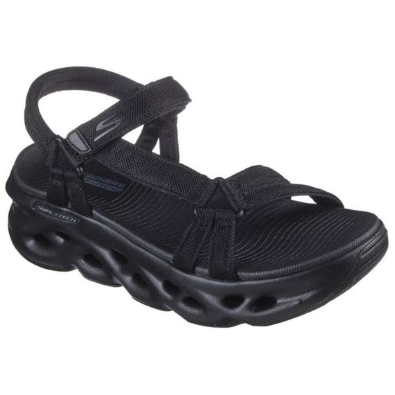 Skechers GO RUN Swirl Tech 'Fierce Black'