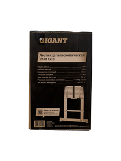 Лестница телескопическая 2.9м Gigant LT-01 1x10
