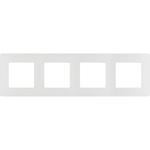 Рамка 4 поста белый ETIKA Legrand