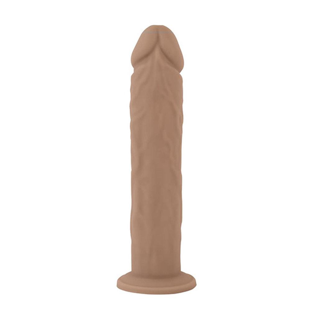 Телесный фаллоимитатор 22,8см на присоске (совместим с Apollo) SilexD Realistic Dildo 9" Liquid Silicone Model 2