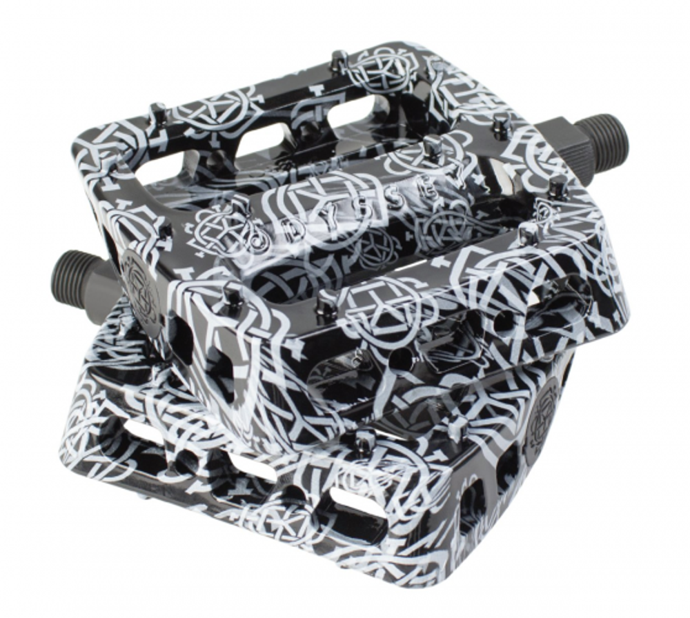 BMX Педали Odyssey Twisted Pro Monogram насыпные ((черный) арт: P-109-MONOBK)