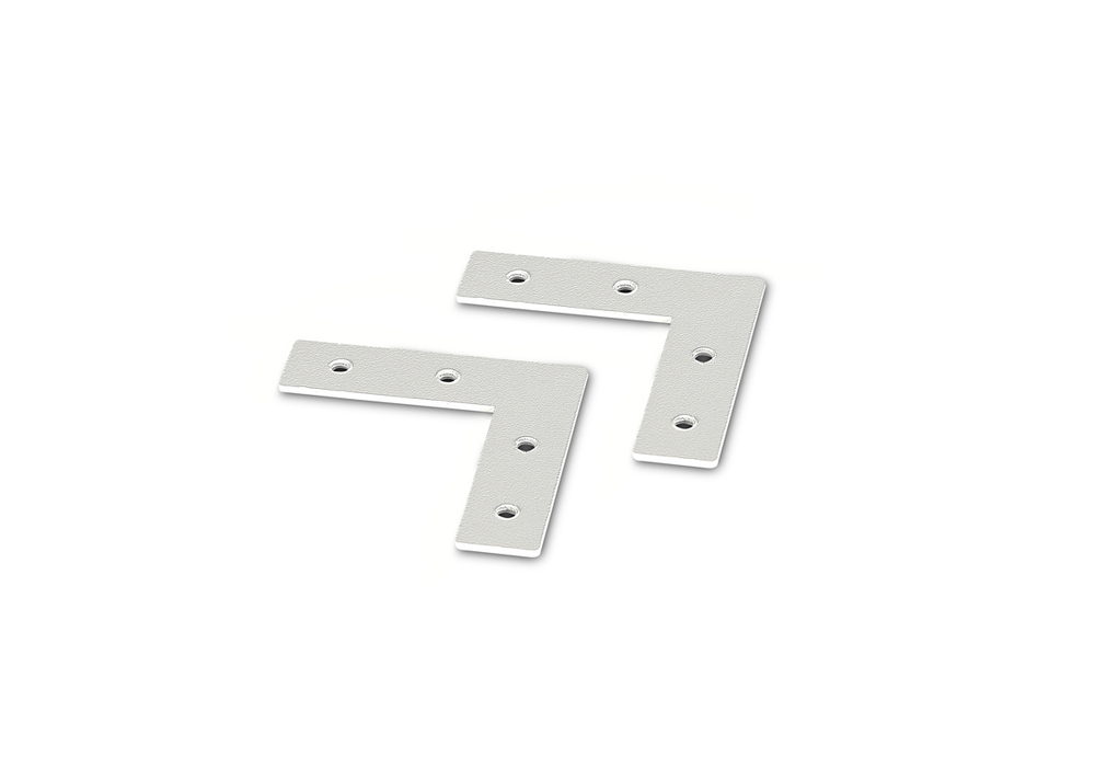 L-образный соединитель для трекового шинопровода Slim Line, L55xW55 мм, белый