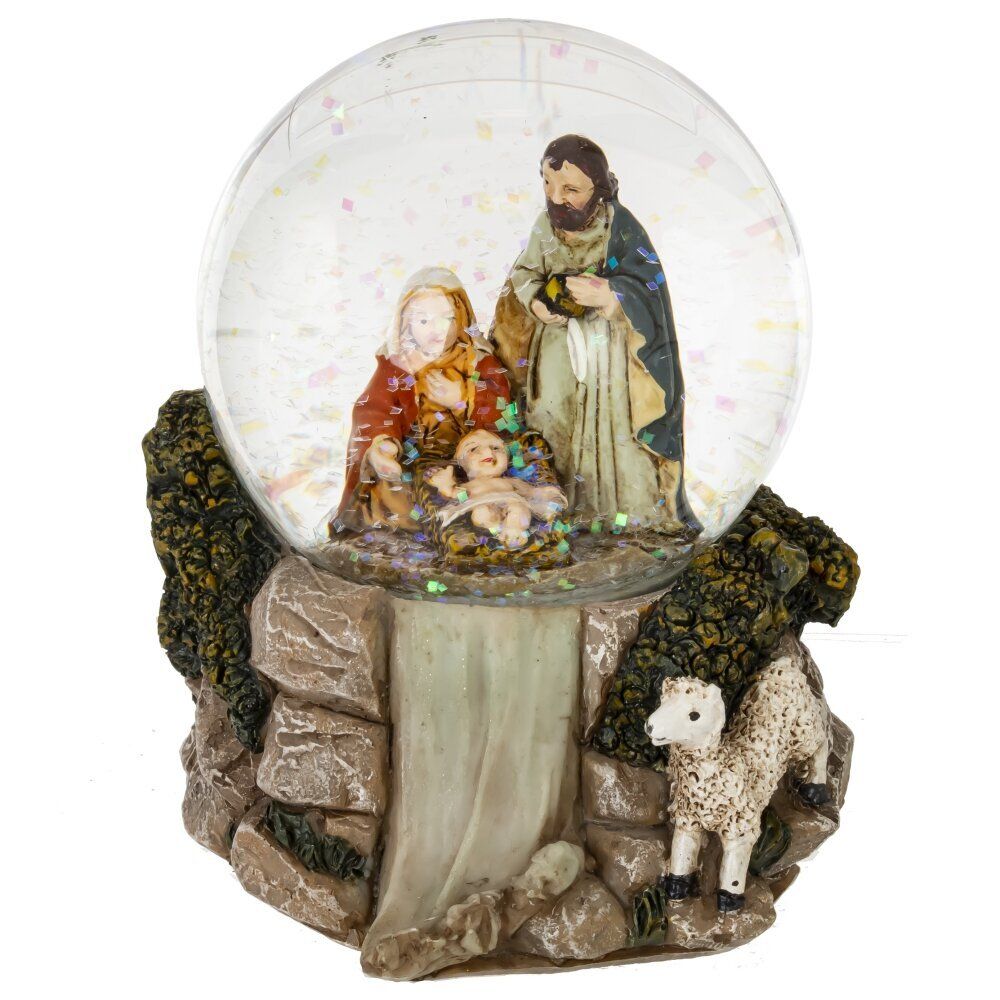 GAEM Фигурка декоративная "Рождество" в стекл шаре, L9 W8 H8,5 см, 2в.