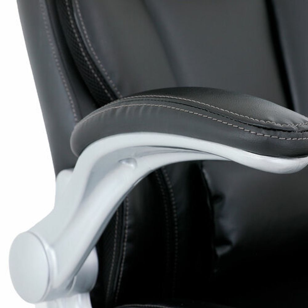 Кресло BRABIX PREMIUM "Phantom EX-553", рециклированная кожа, регулируемый подголовник, черное, 532940