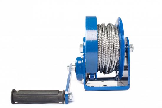 Лебедка ручная TOR ЛБ-2600 (BHW) г/п 1,0 т, длина троса 20 м