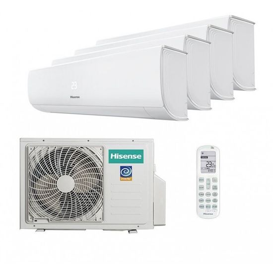 Мульти сплит-система Hisense на 4 комнаты (25+25+25+25 кв.м.) Zoom
