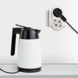 Разветвитель электрический ЭРА SPx-2e-W на 2 розетки с заземлением 16А белый