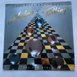 Винтажная виниловая пластинка LP Modern Talking Let's Talk About Love (The 2nd Album) (Германия 1985) Cheri Cheri Lady